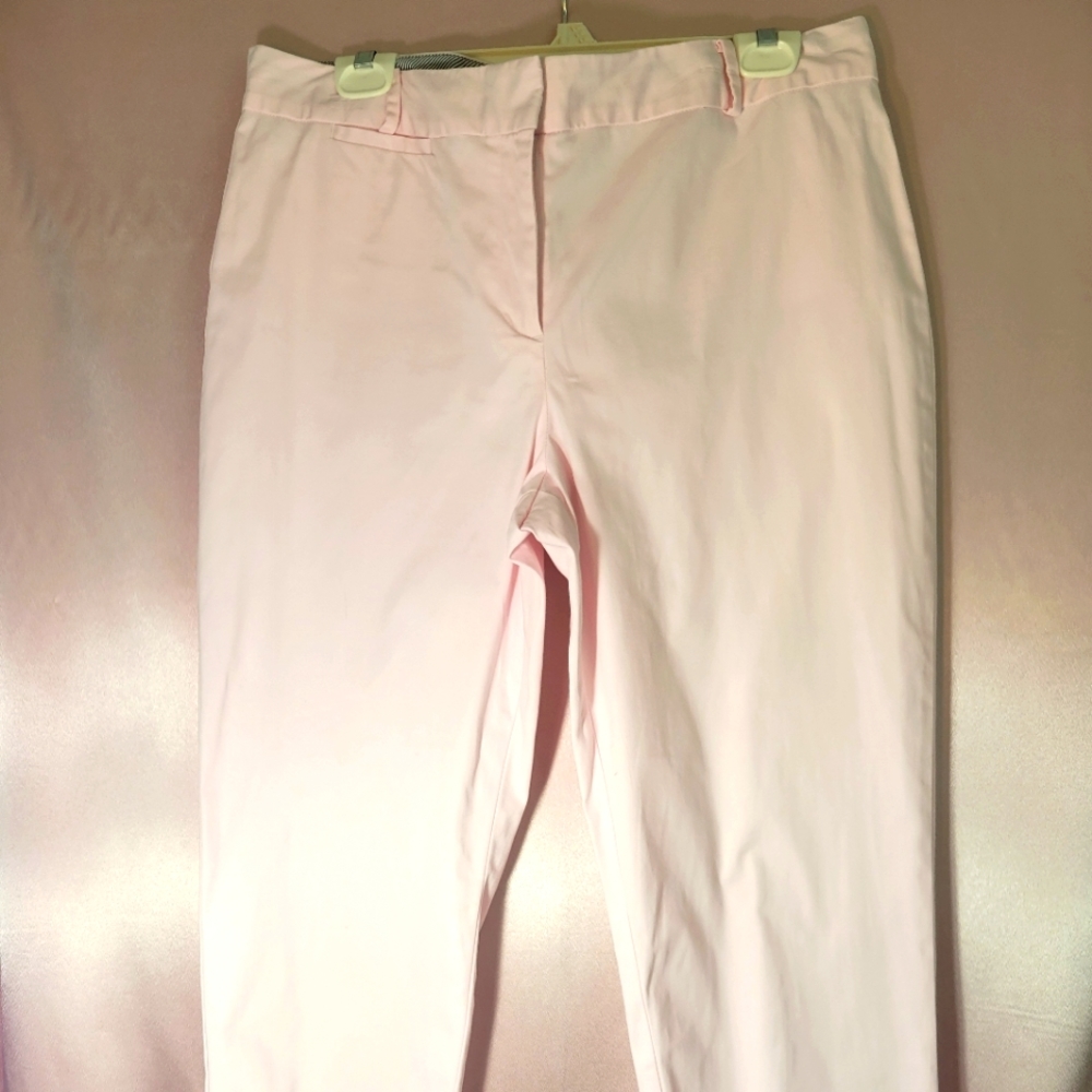 Talbots Signature Pink, Cotton, Crop Pants